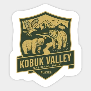 Kobuk Valley National Park Wildlife Emblem Sticker